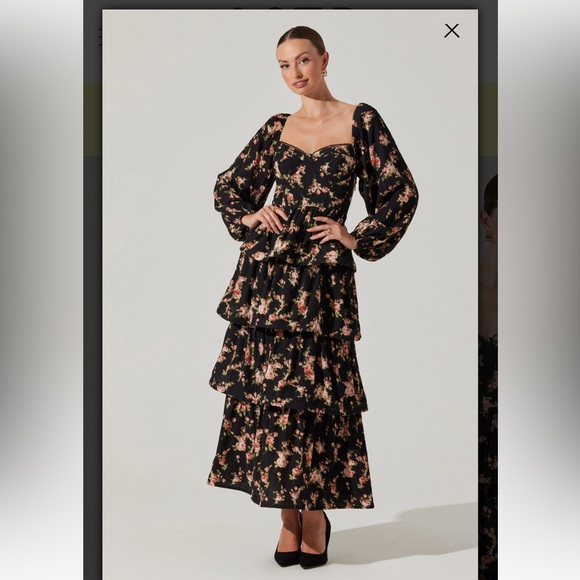 Long Sleeve Maxi Dress - Picture 1 of 2